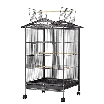 Amazon | Jiza 鳥かご 鳥 ケージ 大型 インコ ケージ バード